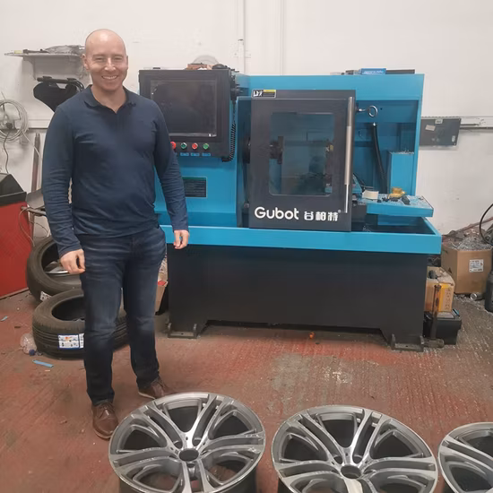 Horizontal Aluminum Alloy Wheel Repair CNC Lathe China Diamond Cut Alloy Wheel Repair Equipment
