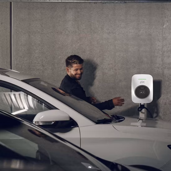 Station de recharge de véhicule électrique de chargeur à C.A. EV de maison intelligente de Wallbox 7kw